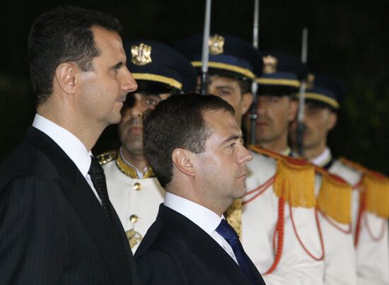 Dmitry Medvedev visits Syria