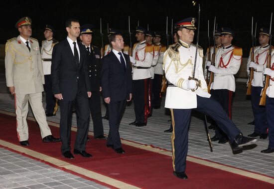 Dmitry Medvedev visits Syria