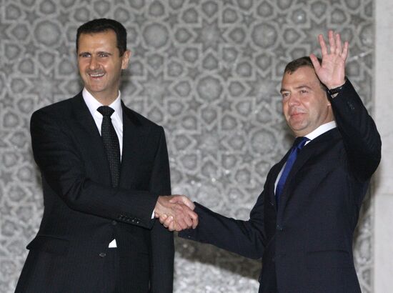 Dmitry Medvedev visits Syria