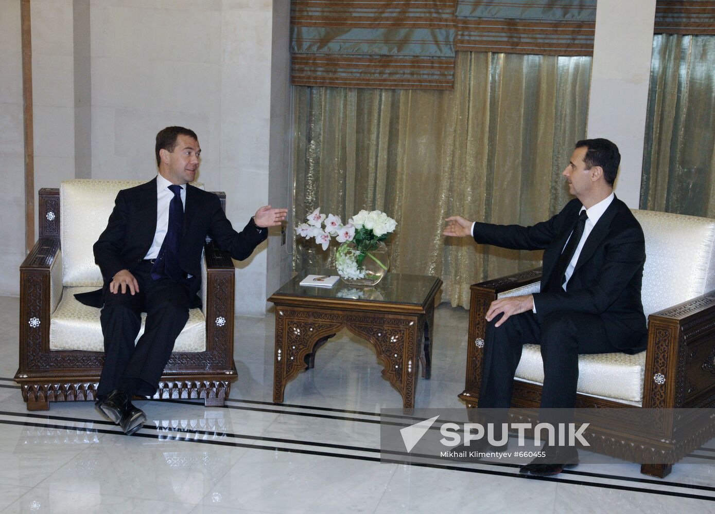 Dmitry Medvedev visits Syria
