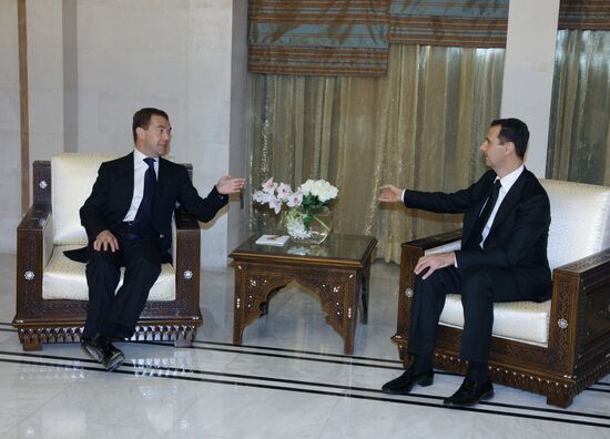 Dmitry Medvedev visits Syria