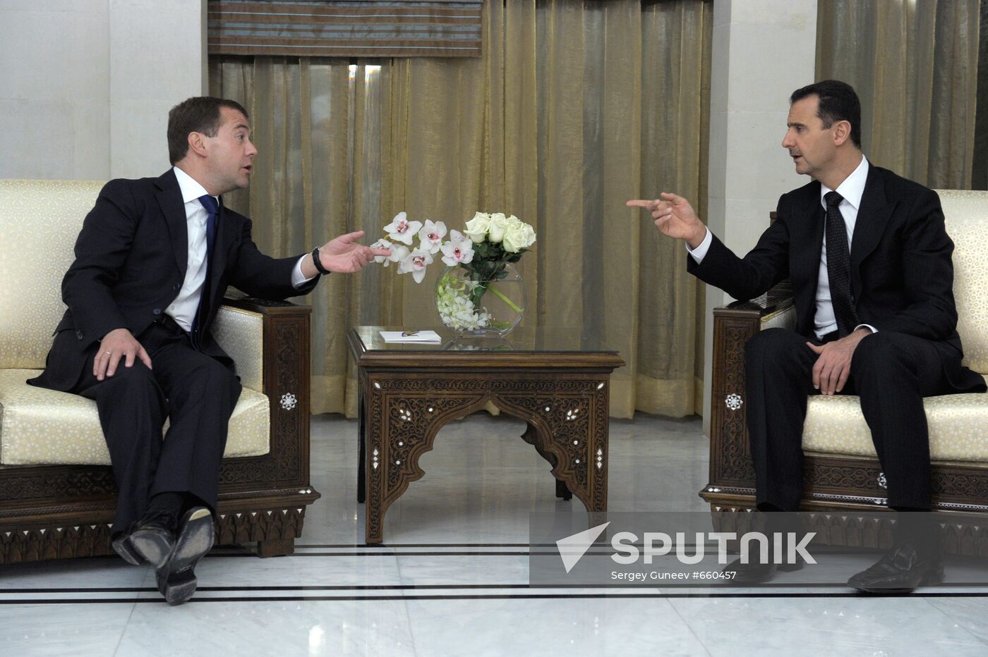 Dmitry Medvedev visits Syria
