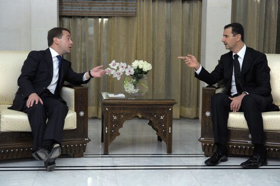 Dmitry Medvedev visits Syria