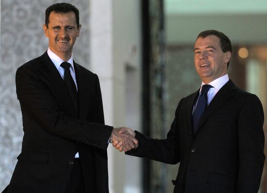 Dmitry Medvedev visits Syria