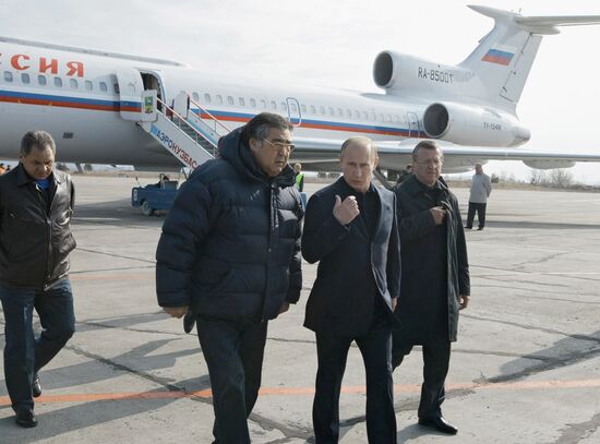 Vladimir Putin visits Kemerovo region