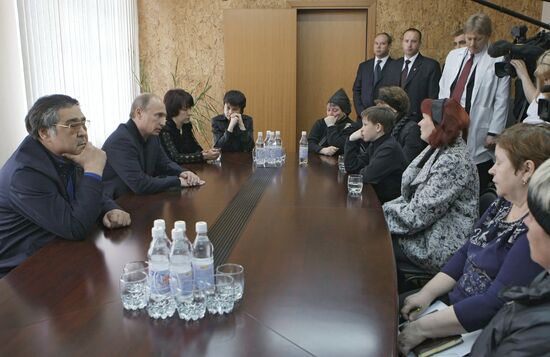 Vladimir Putin visits Kemerovo region