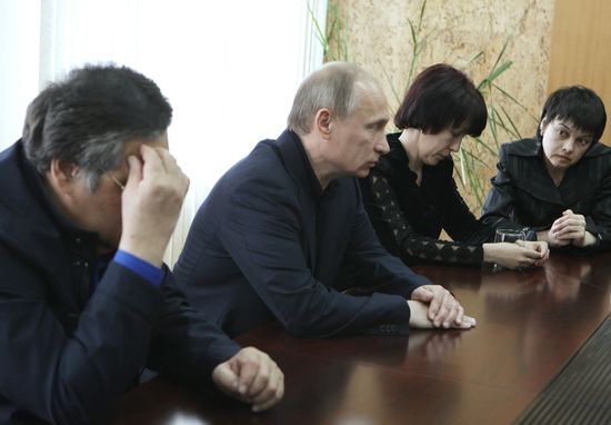 Vladimir Putin visits Kemerovo region
