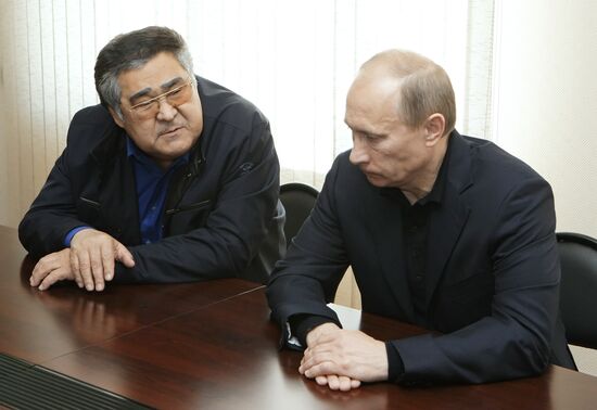 Vladimir Putin visits Kemerovo region