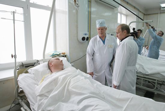 Vladimir Putin visits Kemerovo region