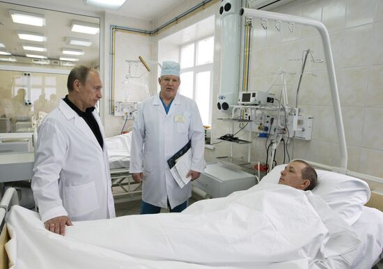 Vladimir Putin visits Kemerovo region