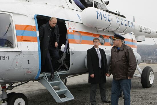 Vladimir Putin visits Kemerovo region