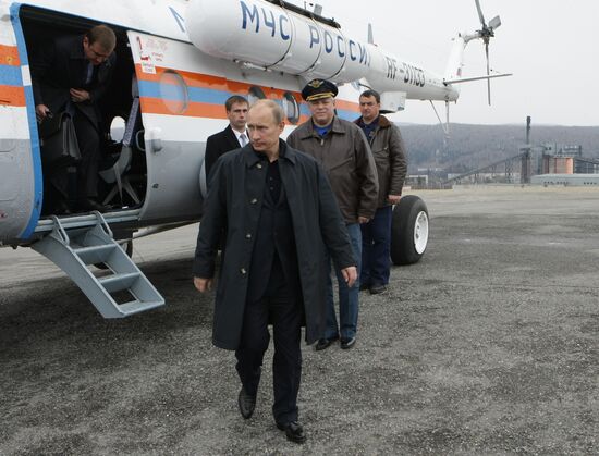 Vladimir Putin visits Kemerovo region