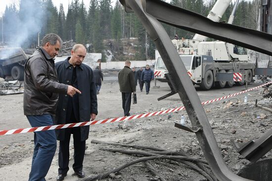 Vladimir Putin visits Kemerovo region