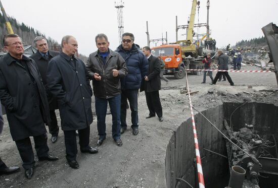 Vladimir Putin visits Kemerovo region