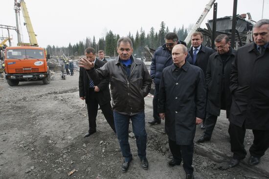 Vladimir Putin visits Kemerovo region