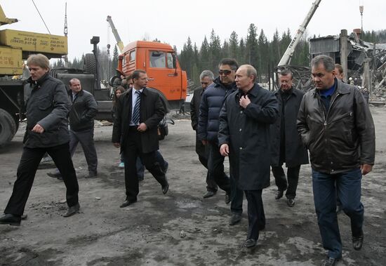 Vladimir Putin visits Kemerovo region