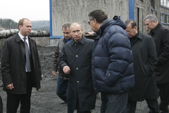 Vladimir Putin visits Kemerovo region