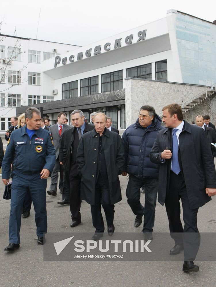 Vladimir Putin visits Kemerovo region