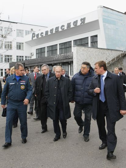 Vladimir Putin visits Kemerovo region
