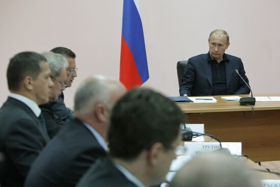 Vladimir Putin visits Kemerovo region
