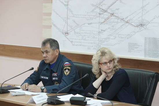 Sergei Shoigu and Tatyana Golikova