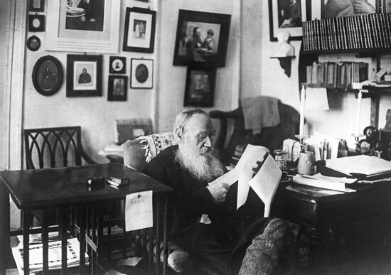 Russian writer Leo Tolstoy