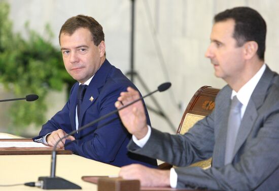 Medvedev. Syria. Official visit. Second day.