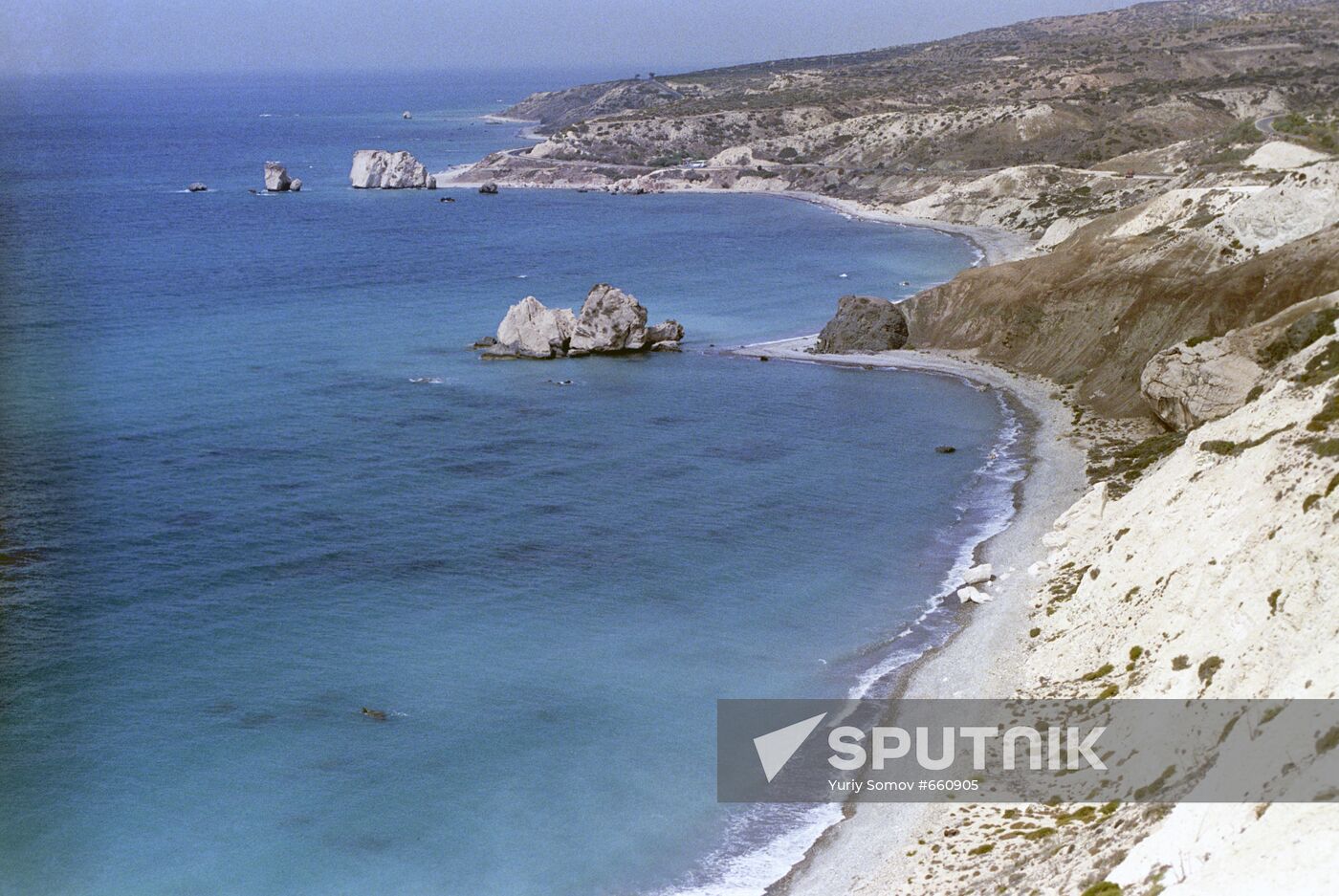 View of the southern coast of Cyprus