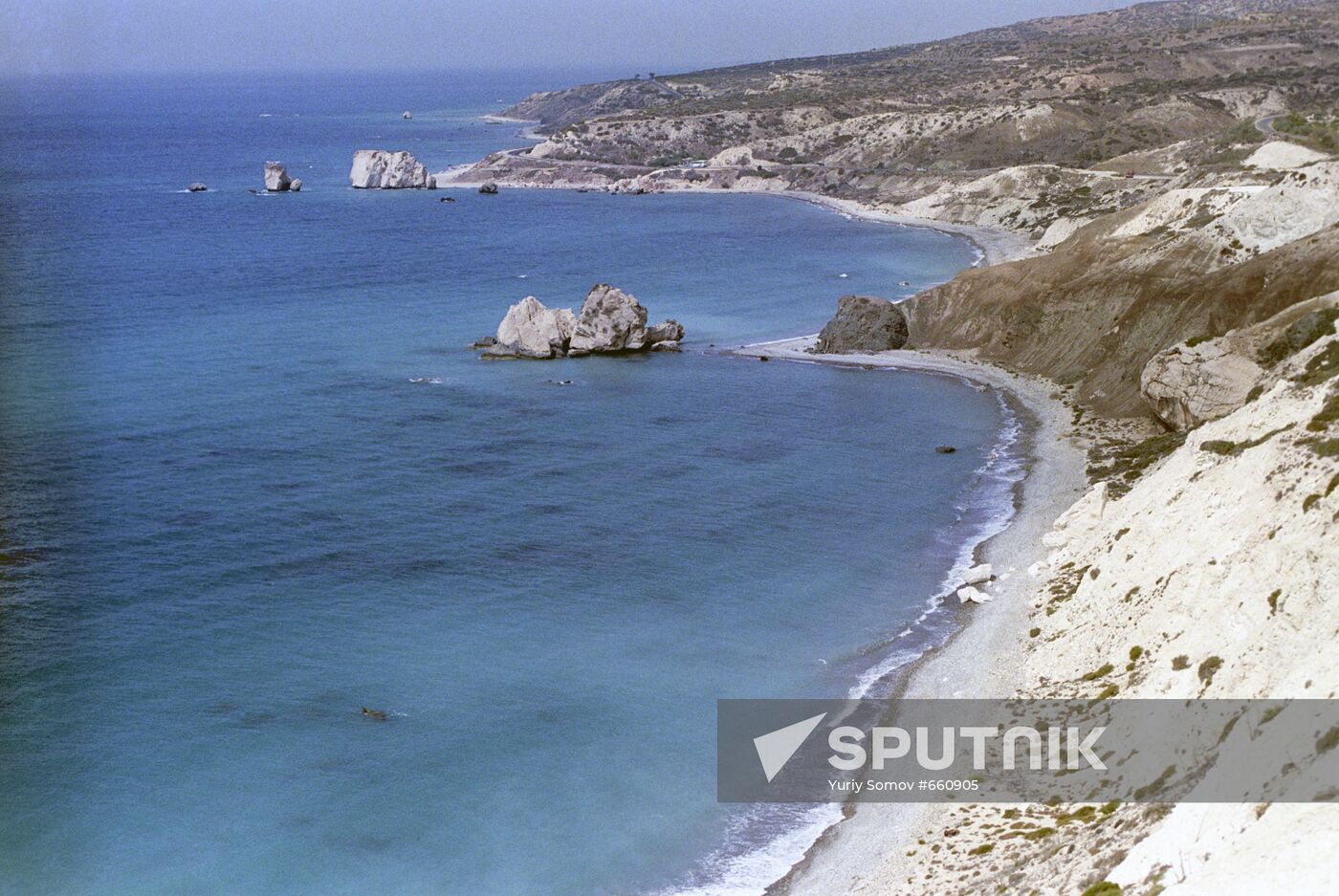 View of the southern coast of Cyprus