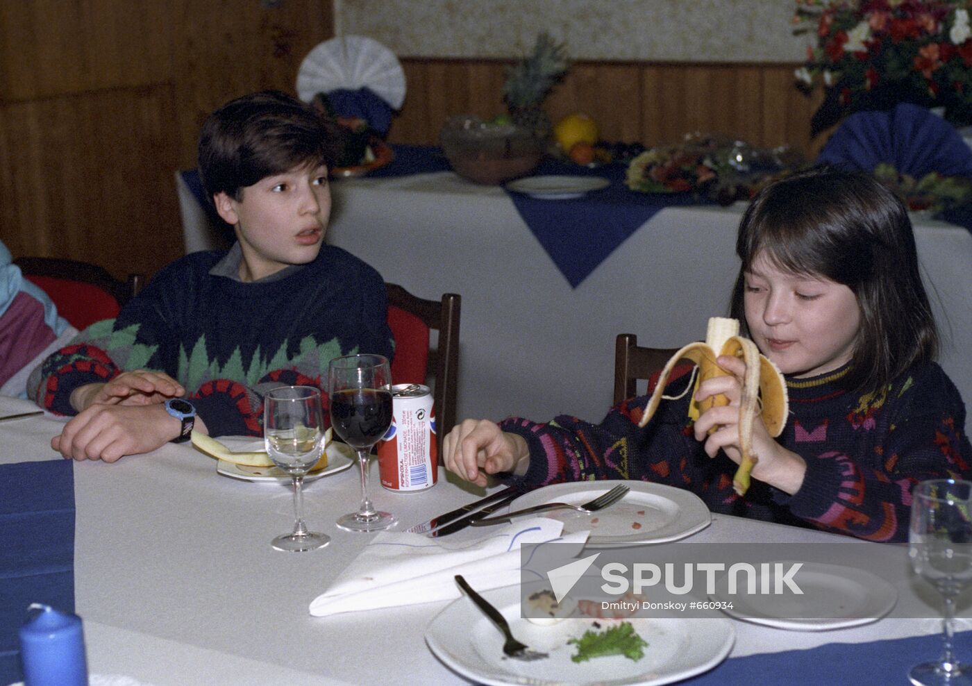President Boris Yeltsin's grandchildren