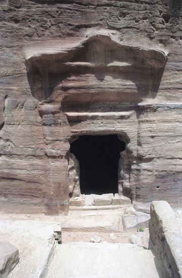 Cave dwelling in Petra