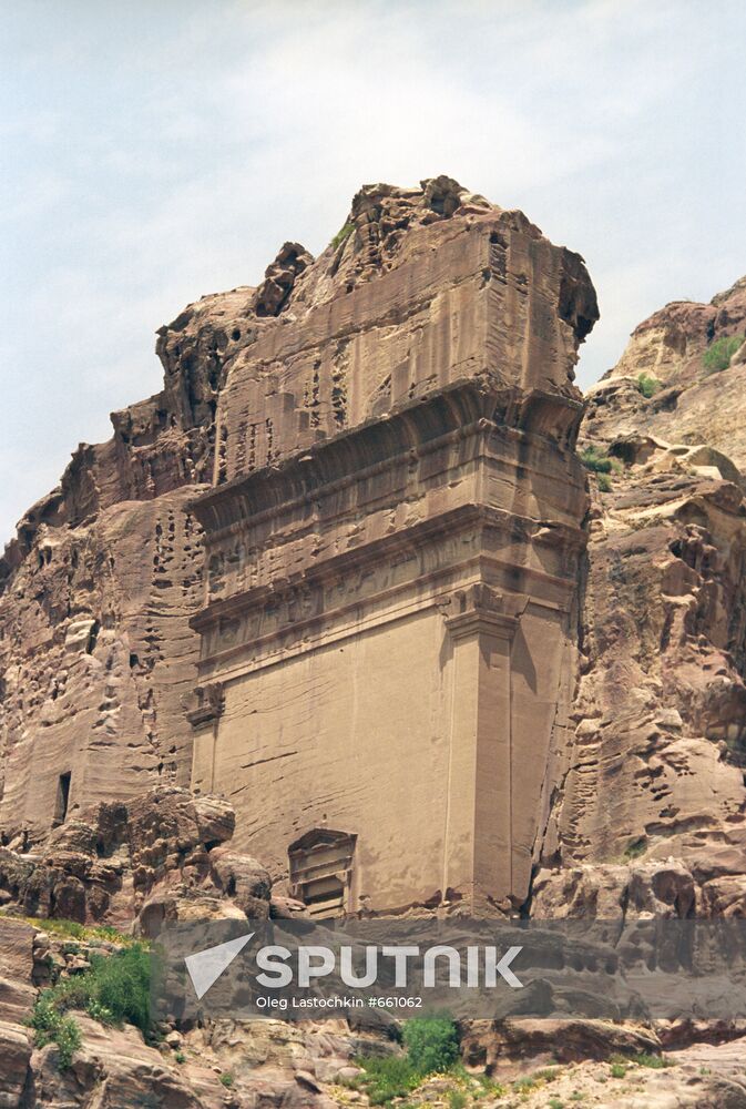 The ruins of Petra