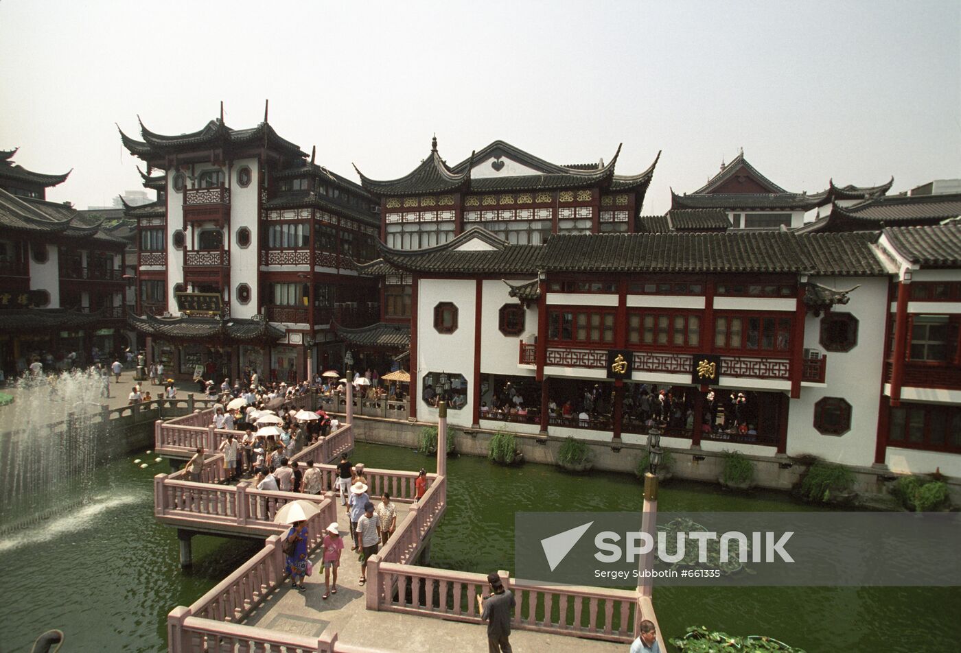 Nine Step Bridge in the Old Town, Shanghai