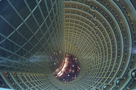 Inside Jin Mao Tower