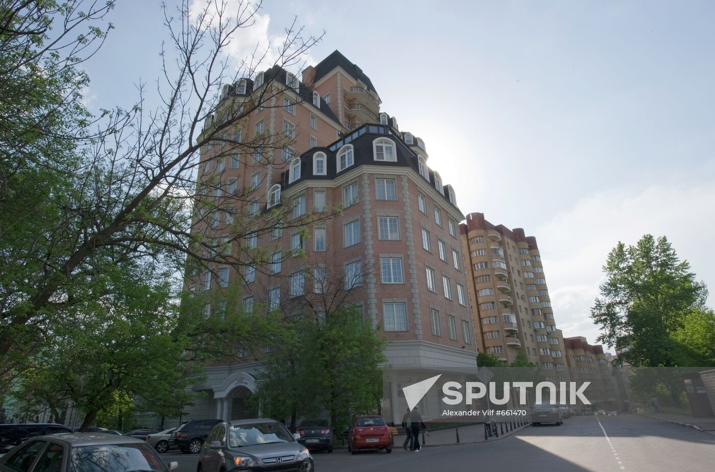A building located at 18 Bolshaya Gruzinskaya Street