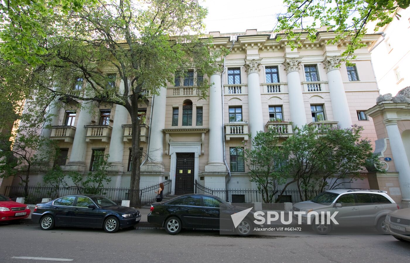 A building located at 9 Yermolaevskaya Street