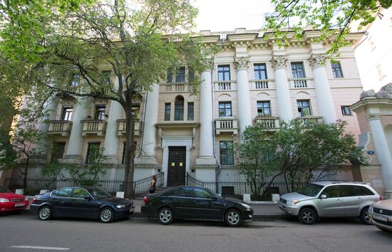 A building located at 9 Yermolaevskaya Street