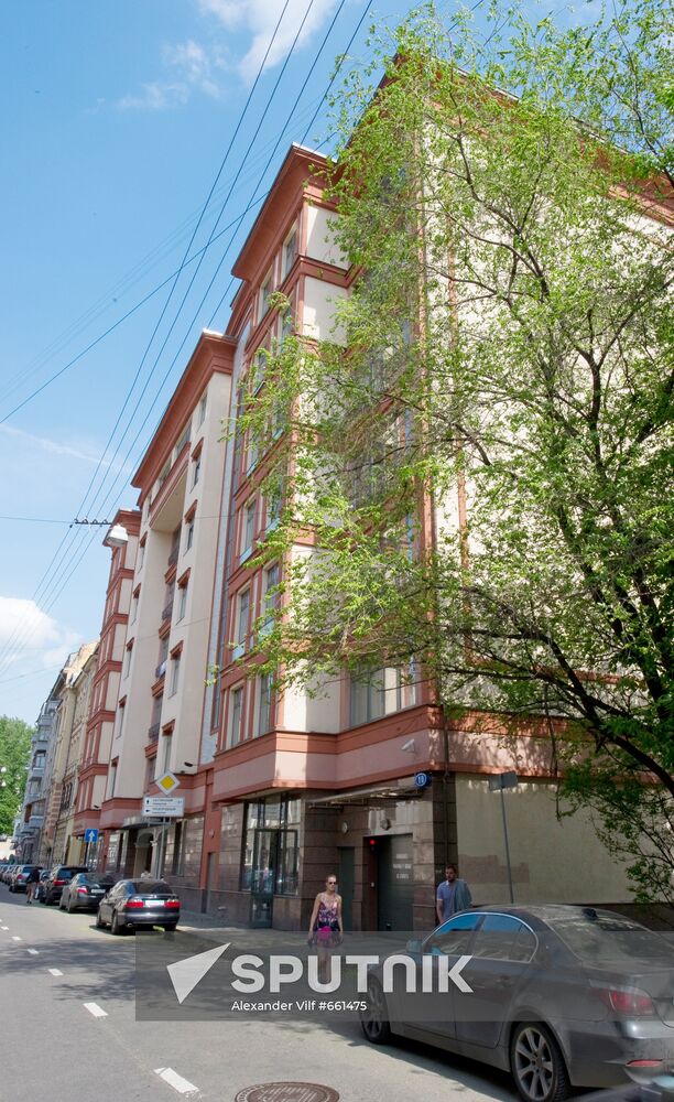 A building located at 10 Bolshoi Palashevsky side street