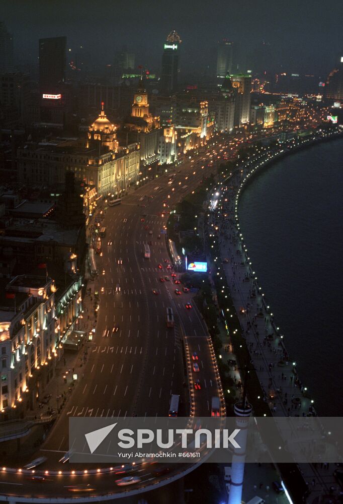Shanghai at night