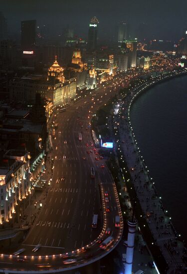 Shanghai at night