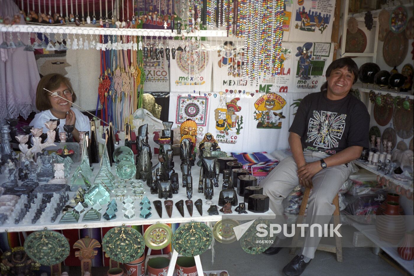 Craft shop in Mexico