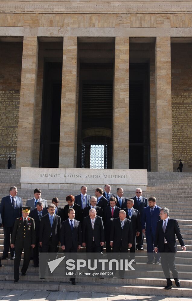 Dmitry Medvedev. Turkey. Official visit. Second day