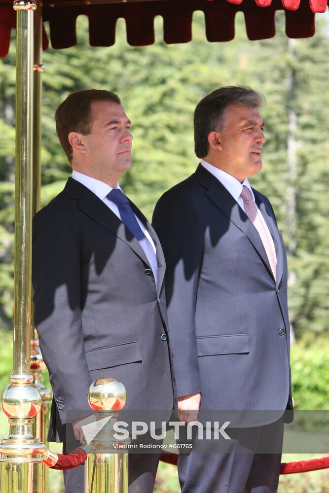 Dmitry Medvedev. Turkey. Official visit. Second day