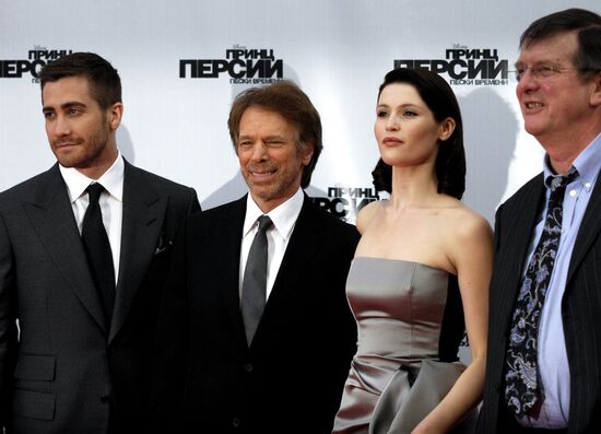 Jake Gyllenhaal, Bruckheimer, Arterton and Mike Newell