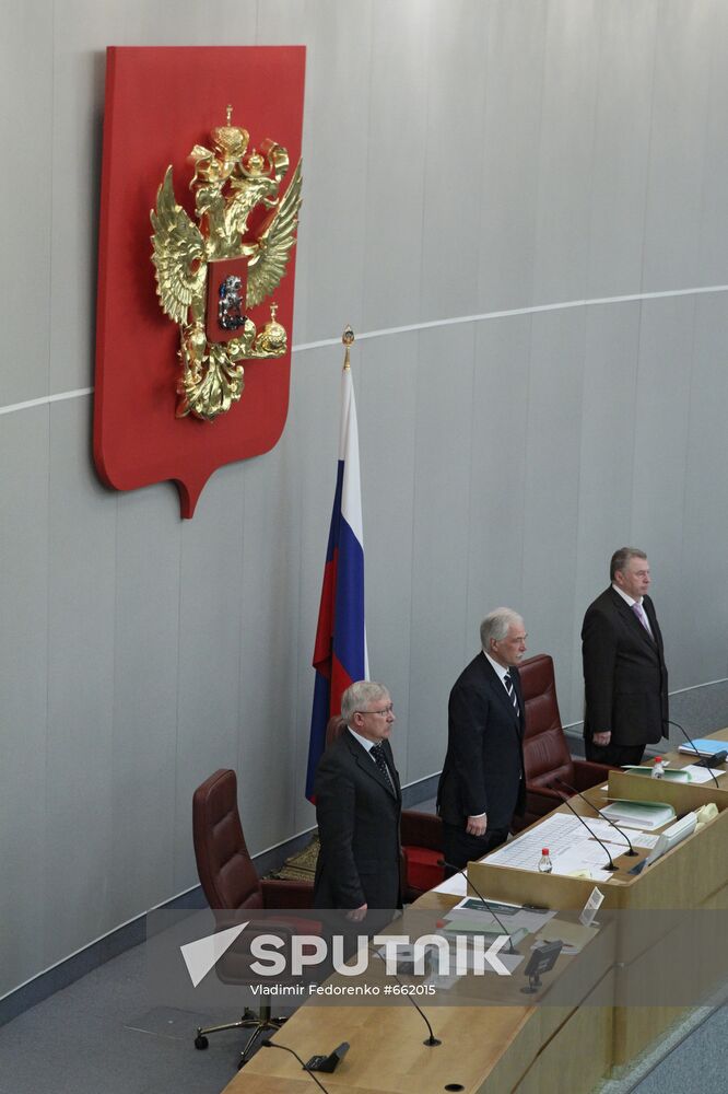Plenary Meeting of Russian State Duma