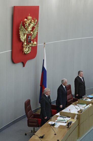 Plenary Meeting of Russian State Duma
