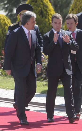 Dmitry Medvedev's official visit to Turkey: Day 2