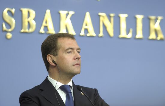 Dmitry Medvedev's official visit to Turkey: Day 2