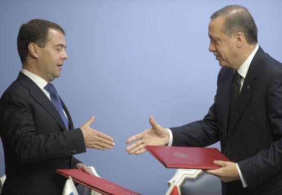 Dmitry Medvedev's official visit to Turkey: Day 2