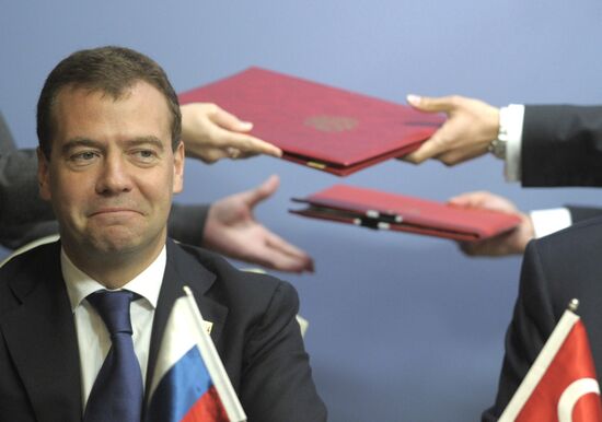 Dmitry Medvedev's official visit to Turkey: Day 2
